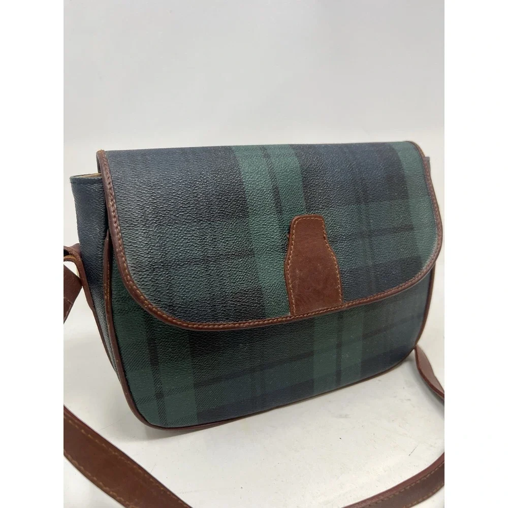 Vintage‎ POLO Ralph Lauren Plaid Shoulder Bag